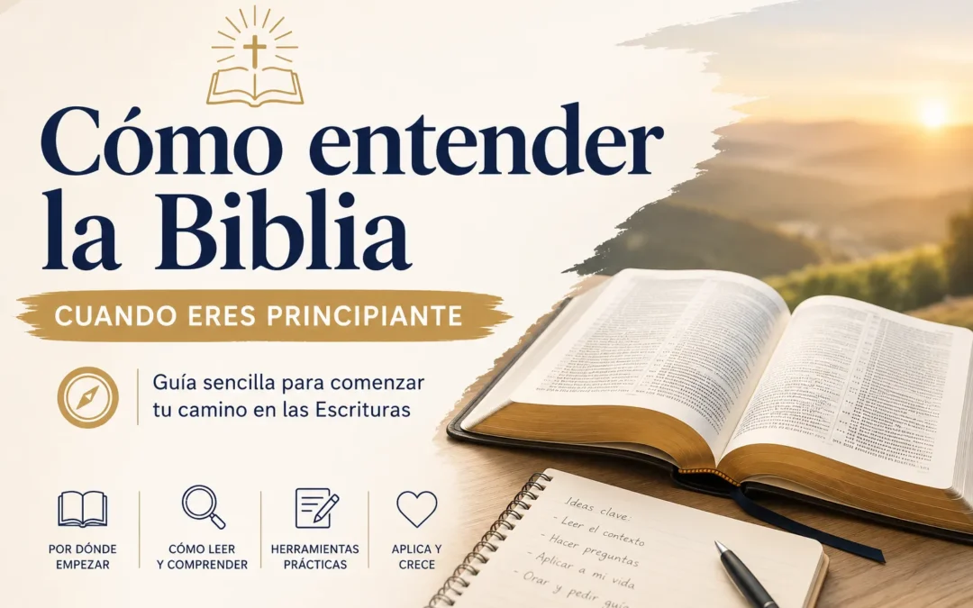 ¿Cómo entender la Biblia cuando eres principiante?
