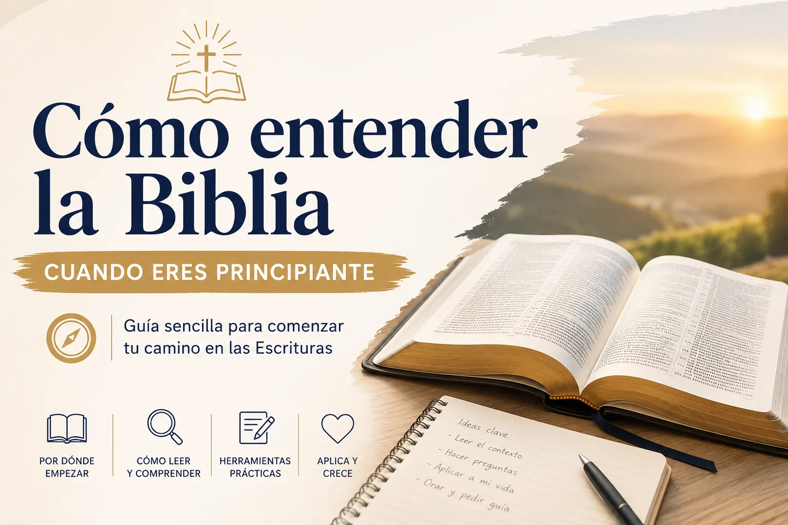 ¿Cómo entender la Biblia cuando eres principiante?